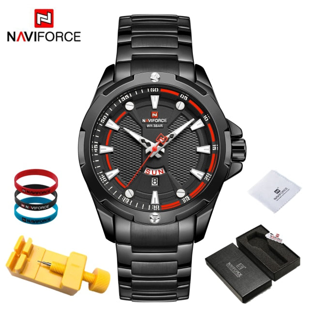 NAVIFORCE Stainless Steel Analog Men's Watch