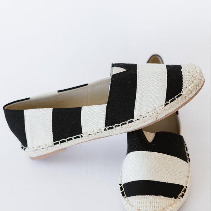 Casual Striped Espadrille Shoes