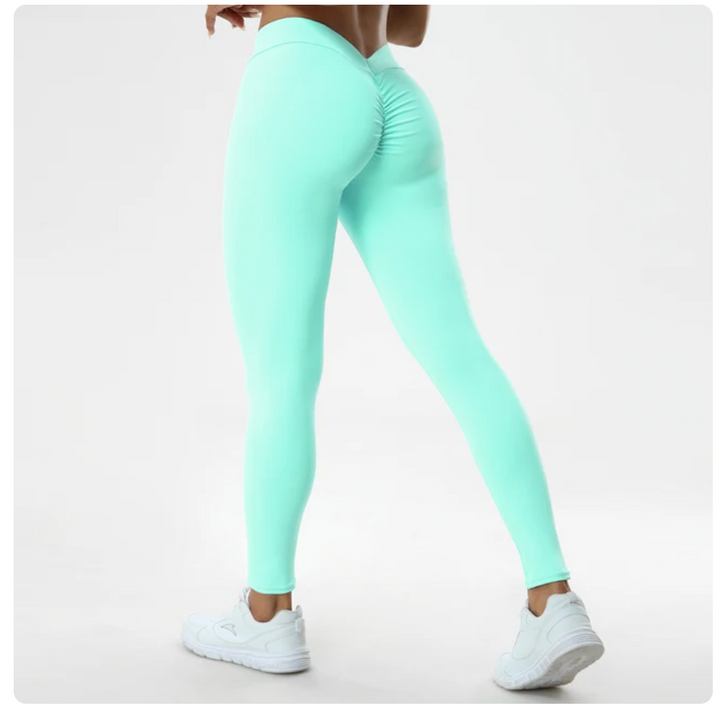 Sexy V Butt Push Up Fitness High Waist Pants