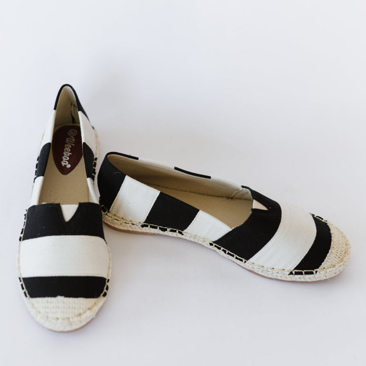 Casual Striped Espadrille Shoes