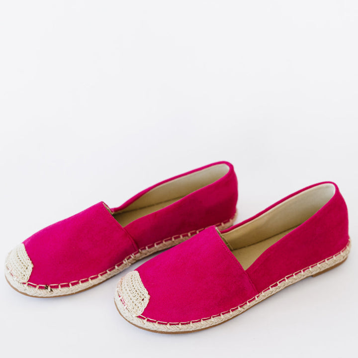 Casual Fuchsia Espadrille Shoes